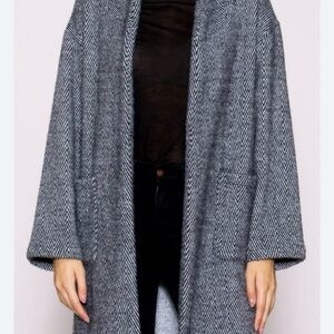 MELLODAY Charcoal Trench Coat